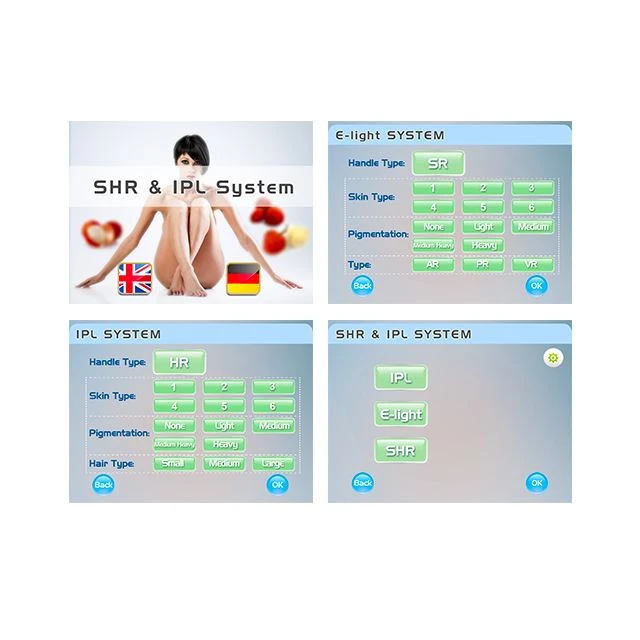 SHR Hair Removal Beauty Machine